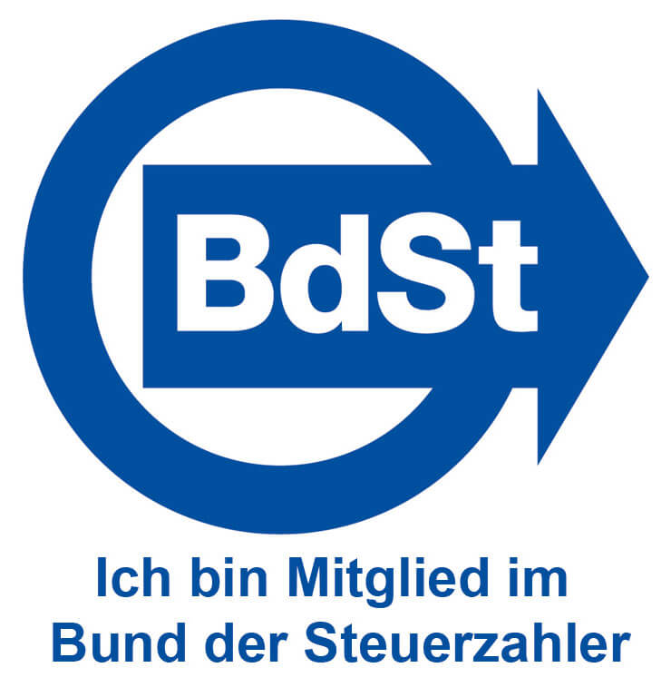 Ich bin Mitglied im Bund der Steuerzahler